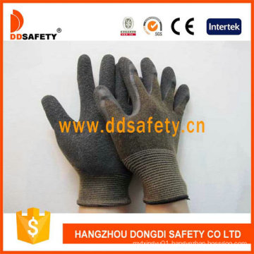 13G Nylon Knitted Latex Palm Coated Safety Gloves Dnl317